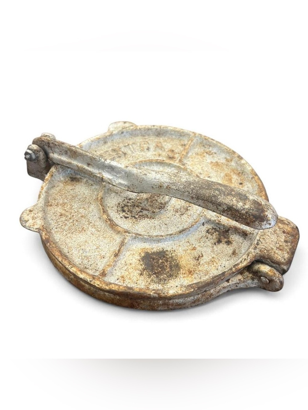 Vintage Torilla Press Cast Iron Made In Mexico